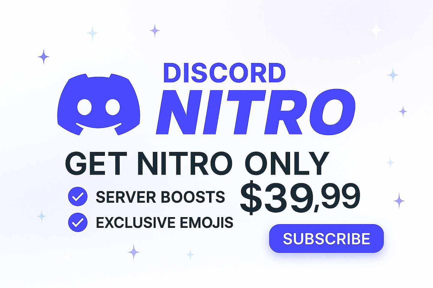 Discord Nitro 1 Year – Full Boost Access