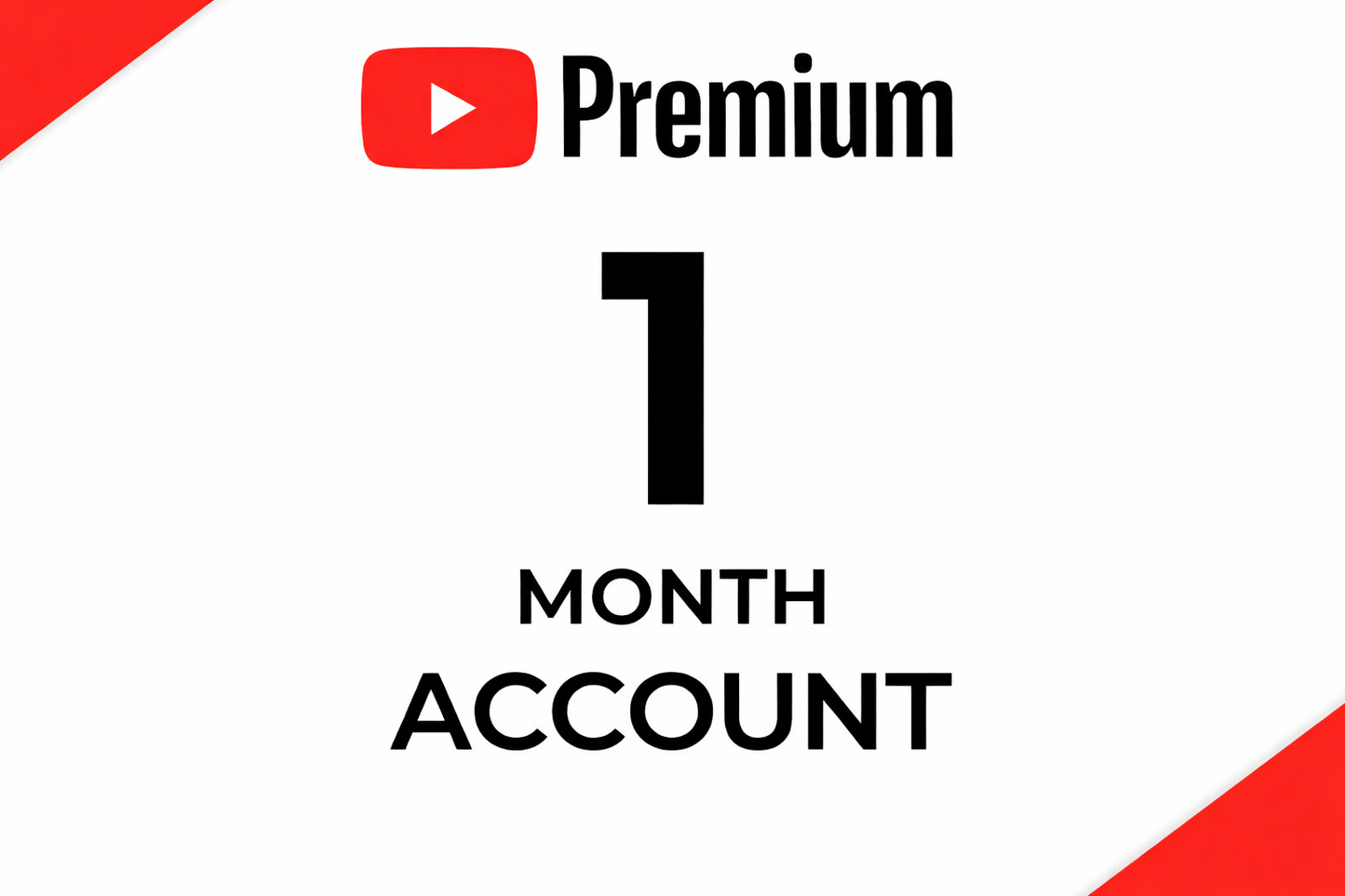 YouTube Premium 12 Months Account Global