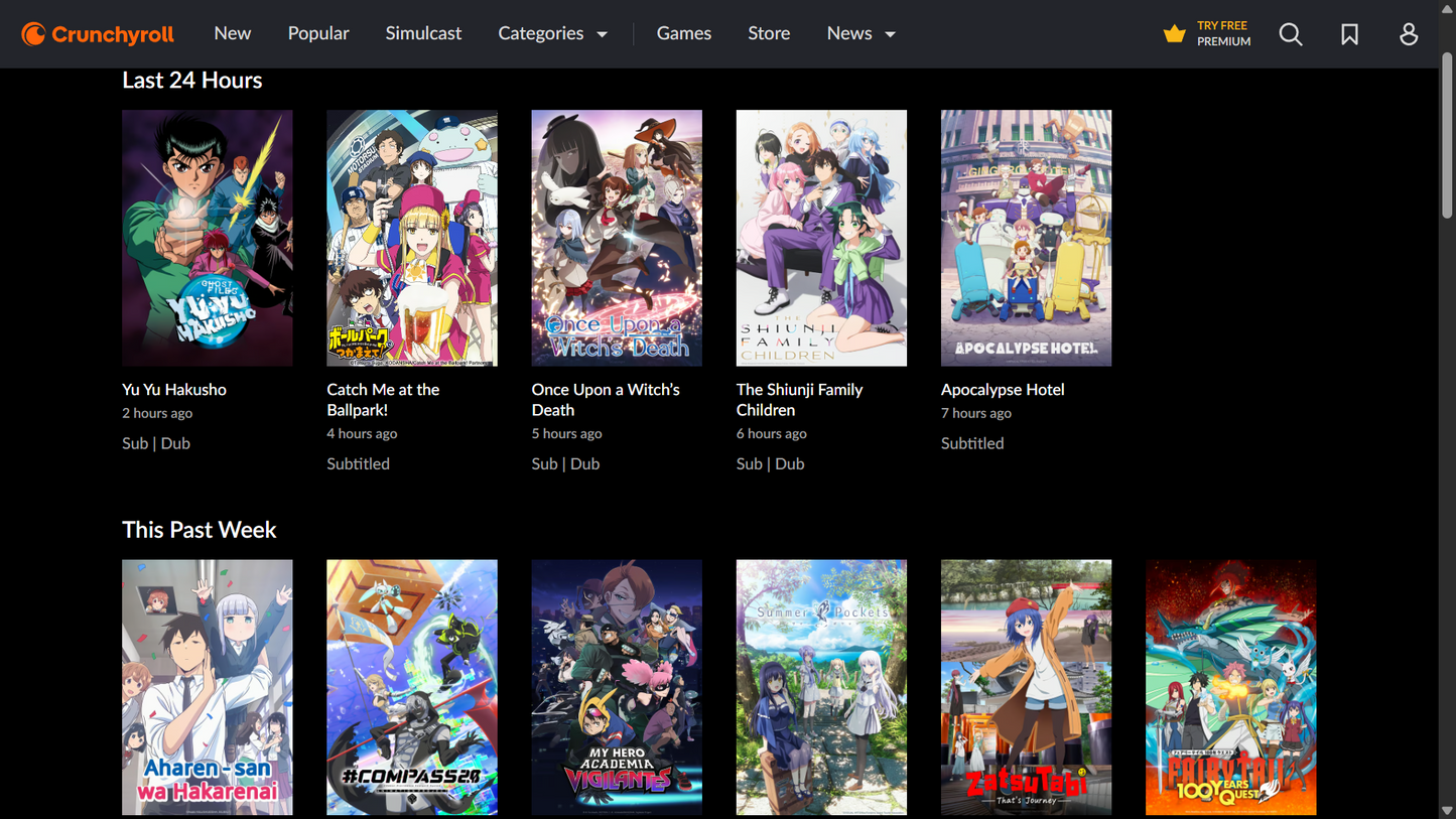 Crunchyroll MEGA FAN 1 Month
