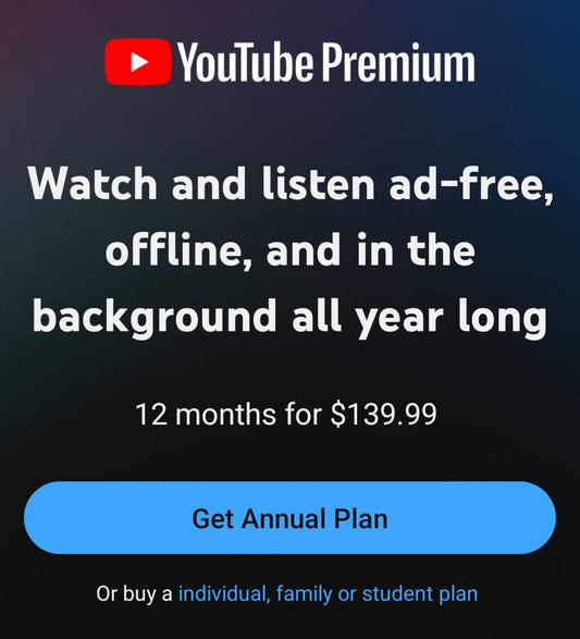 YouTube Premium 12 Months – Instant Delivery & Official Invoice