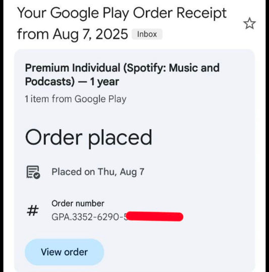 Spotify Premium 12 Months – Instant Delivery & Official Invoice