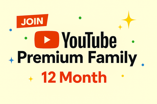 YouTube Premium 12 Months Family